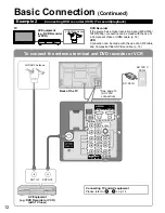 Предварительный просмотр 12 страницы Panasonic Viera TC-P46U1 Operating Instructions Manual