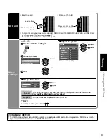 Предварительный просмотр 23 страницы Panasonic Viera TC-P46U1 Operating Instructions Manual