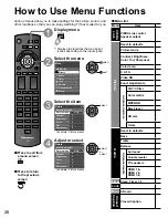 Предварительный просмотр 26 страницы Panasonic Viera TC-P46U1 Operating Instructions Manual