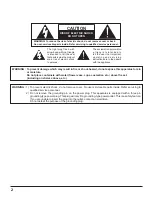 Preview for 2 page of Panasonic Viera TH-37PR10 Operating Instructions Manual