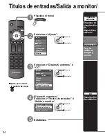 Предварительный просмотр 34 страницы Panasonic Viera TH-42PE7 Manual De Instrucciones