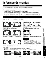 Предварительный просмотр 41 страницы Panasonic Viera TH-42PE7 Manual De Instrucciones