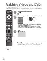 Preview for 14 page of Panasonic Viera TH-42PV700AZ Operating Instructions Manual