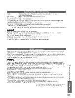 Preview for 37 page of Panasonic Viera TH-42PV700AZ Operating Instructions Manual