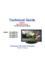 Panasonic Viera TH-42PX75U Technical Manual preview