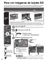 Предварительный просмотр 22 страницы Panasonic Viera TH-42PZ700 Manual De Instrucciones