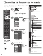 Предварительный просмотр 28 страницы Panasonic Viera TH-42PZ700 Manual De Instrucciones