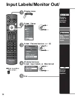 Предварительный просмотр 36 страницы Panasonic Viera TH-42PZ77U Operating Instructions Manual