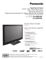 Panasonic Viera TH-46PZ850 Manual De Instrucciones preview