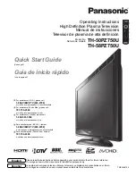 Preview for 1 page of Panasonic Viera TH-50PZ750 Manual De Instrucciones