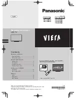 Panasonic Viera TH-L42E6A Operating Instructions Manual preview