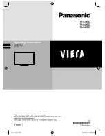 Panasonic Viera TH-L47E5Z Operating Instructions Manual предпросмотр