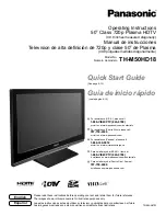 Preview for 1 page of Panasonic Viera TH-M50HD18 Manual De Instrucciones