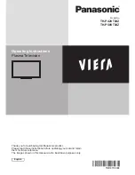 Panasonic Viera TH-P42VT30Z Operating Instructions Manual preview