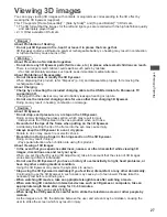 Preview for 27 page of Panasonic Viera TH-P42VT30Z Operating Instructions Manual