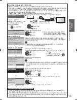 Preview for 14 page of Panasonic viera TH-P54V20A Operating	 Instruction