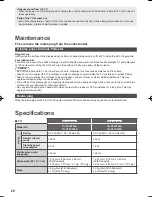 Предварительный просмотр 20 страницы Panasonic VIERA TH-P55VT60A Operating Instructions Manual