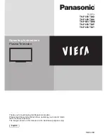 Panasonic Viera TH-P65VT30D Operating Instructions Manual preview