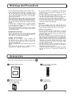 Preview for 3 page of Panasonic Viera TX-20LA60F Operating Instructions Manual