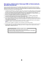 Preview for 5 page of Panasonic Viera TX-26LE8F Service Manual