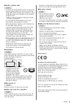 Предварительный просмотр 5 страницы Panasonic Viera TX-32CS510B Operating Instructions Manual