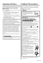 Preview for 3 page of Panasonic viera TX-32CS600B Operating Instructions Manual