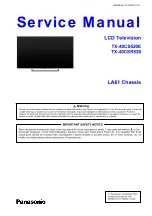 Предварительный просмотр 1 страницы Panasonic VIERA TX-40CS520E Service Manual