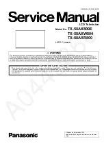 Panasonic Viera TX-58AX800E Service Manual preview