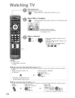 Preview for 14 page of Panasonic Viera TX-L32U2B Operating Instructions Manual