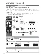 Preview for 22 page of Panasonic Viera TX-L32U2B Operating Instructions Manual