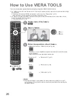 Предварительный просмотр 26 страницы Panasonic Viera TX-L32U2B Operating Instructions Manual