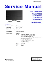 Panasonic Viera TX-L42WT50B Service Manual preview