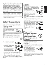 Предварительный просмотр 3 страницы Panasonic Viera TX-L65WT600E Operating Instructions Manual