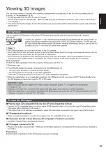 Предварительный просмотр 19 страницы Panasonic Viera TX-L65WT600E Operating Instructions Manual