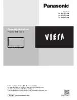 Panasonic Viera TX-P42ST30B Operating Instructions Manual preview