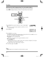 Предварительный просмотр 28 страницы Panasonic VL-SW250BX Operating Instructions Manual