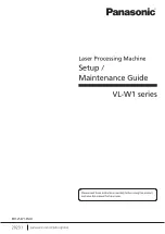 Panasonic VL-W1 Series Setup And Maintenance Manual preview