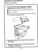 Preview for 24 page of Panasonic VW-VMS1E Operating Instructions Manual