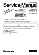 Panasonic WH-ADC0509L3E5 Service Manual preview