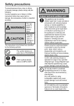 Preview for 4 page of Panasonic WH-ADC0509L3E5B Operating Instructions Manual