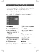 Предварительный просмотр 83 страницы Panasonic WJ-HD616/1000 Installation Manual