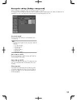 Preview for 123 page of Panasonic WJ-HD616/1000 Installation Manual