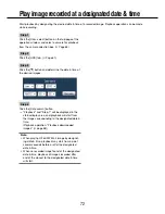 Preview for 72 page of Panasonic WJ-NV200VK Operating Instructions Manual