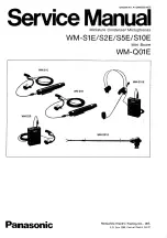 Panasonic WM-S1E Service Manual preview