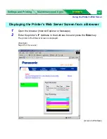 Preview for 147 page of Panasonic WORKIO DP-CL21 Network Manual