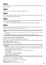 Preview for 21 page of Panasonic WV-CP310G Operating Instructions Manual