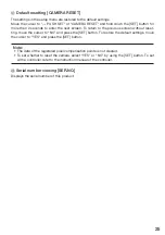 Preview for 25 page of Panasonic WV-CP310G Operating Instructions Manual