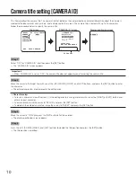 Preview for 10 page of Panasonic WV-CP620/G Series Operating Instructions Manual