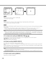 Предварительный просмотр 26 страницы Panasonic WV-CP620/G Series Operating Instructions Manual