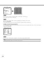 Preview for 20 page of Panasonic WV-CW324LE Series Operating Instructions Manual